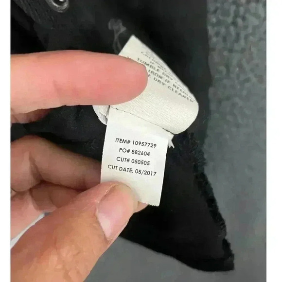 Torrid Black Button Front Blouse Sz 3 100% Linen Loose Pockets Plus Women's - Picture 7 of 11